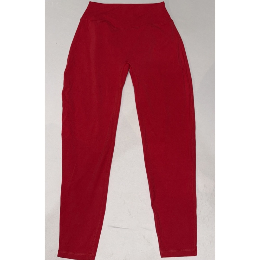Buffbunny Collection Red Scrunch Butt Leggings Women's Large